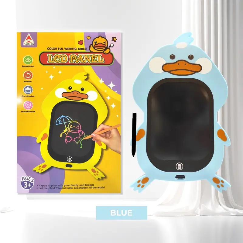 LCD Drawing Tablet Ipad Mainan Gambar Anak LCD Panel Papan Tulis Anak 2