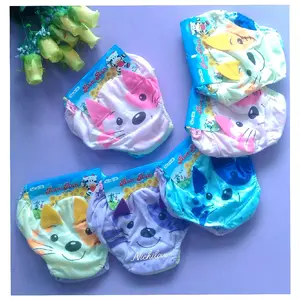 GROSIR 12 PCS ( 1 LUSIN ) CELANA DALAM ANAK KATUN KUCING LUCU