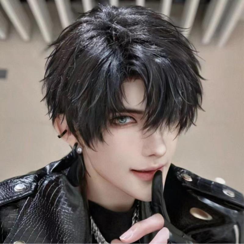 212 Wig Male Black Brown Short Hair Sunshine Handsome Teenager - TikTok ...