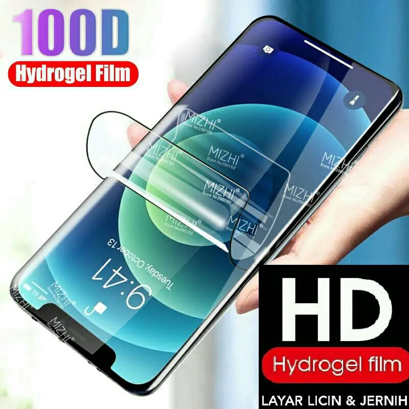 CUSTOM PREMIUM ANTI GORES HYDROGEL FOR ALL TYPE HANDPHONE / HP IPHONE OPPO VIVO XIAOMI SAMSUNG INFINIX HUAWEI REDMI ZENFONE HONOR / CUSTOM