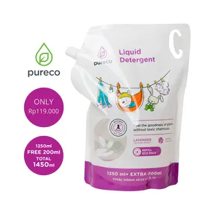 Pureco Liquid Detergent Refill Eco Pack 1450 ML