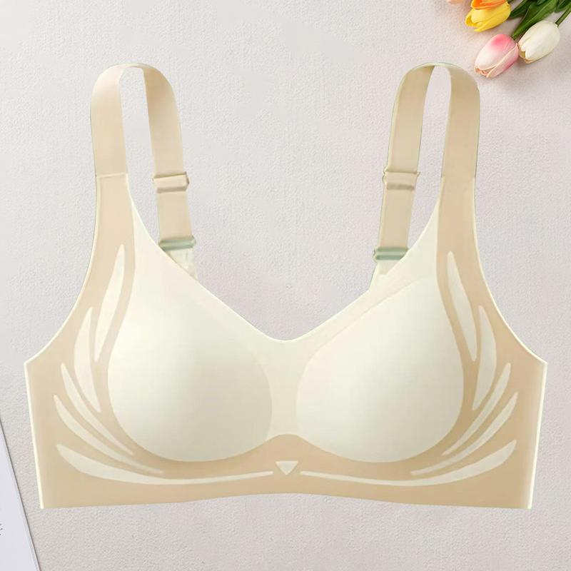 Comfortable Lifting Adjustable Underwear, Women's Small Breasts, Gathered Breasts, Anti-sagging, No Steel Ring Back Buckle Bra, Thin Section 4