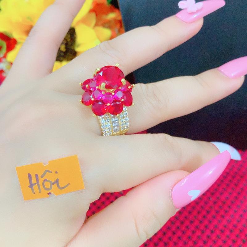 Nhẫn nữ hội bền màu, không đen không rỉ đẹp!! Voi Women 1