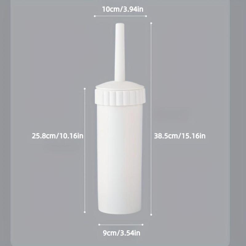 Product Introduction of Long Handle Toilet Brush with Holder, 1 Set Household Multifunctional Plastic Brush, Easy To Cleaning & Maintaining Toilet Brush 1