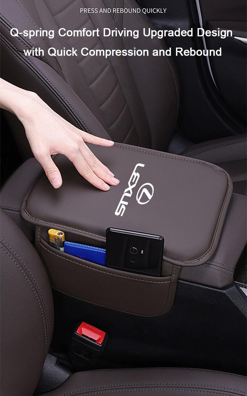 Product Introduction of Lexus Car Armrest Box Pad Leather Arm Rest Protection Cushion Cover For Lexus Is250 CT200h ES250 GS250 IS250 LX570 LX450d NX200t RC200t rx300 rx330 Interior Accessories 7