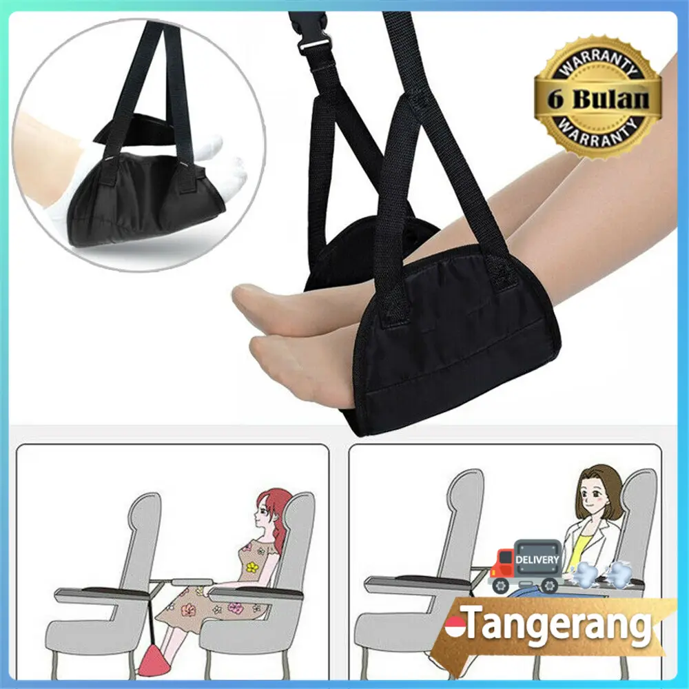 Pijakan Kaki Gantung Tablet Foot Rest Hammock Portable Foot Rest Hammock Anyaman Ganda Spons Lembut Bernapas