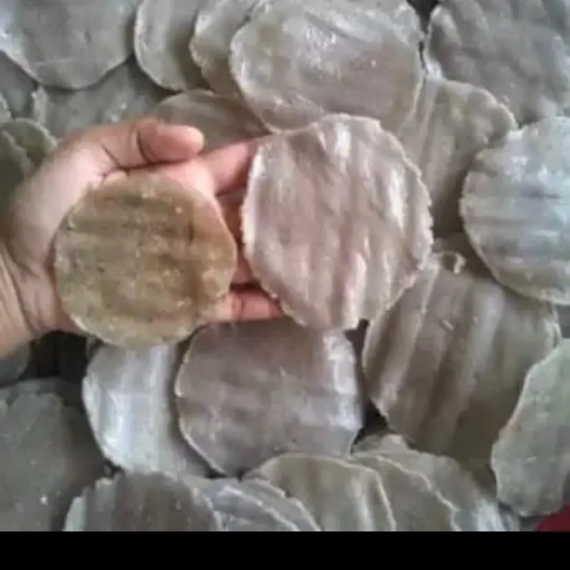 KERUPUK KEMPLANG PANGGANG ASLI PALEMBANG MAKANAN KHAS PALEMBANG TERMURAH / KERUPUK KEMPLANG TUNU