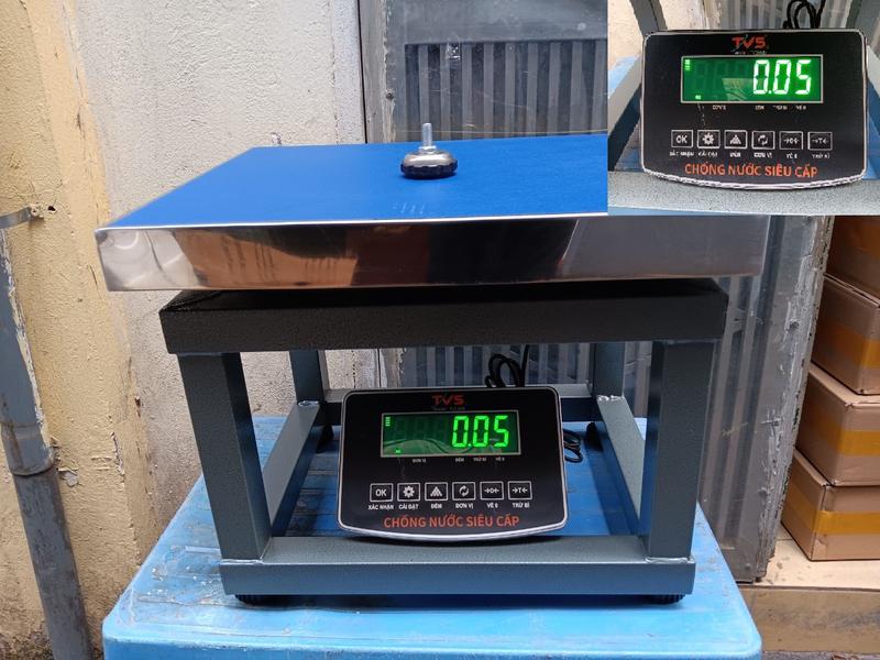 [BH 2 năm] Cân ghế điện tử led xanh 300kg, chịu nước, có ch.ống rung