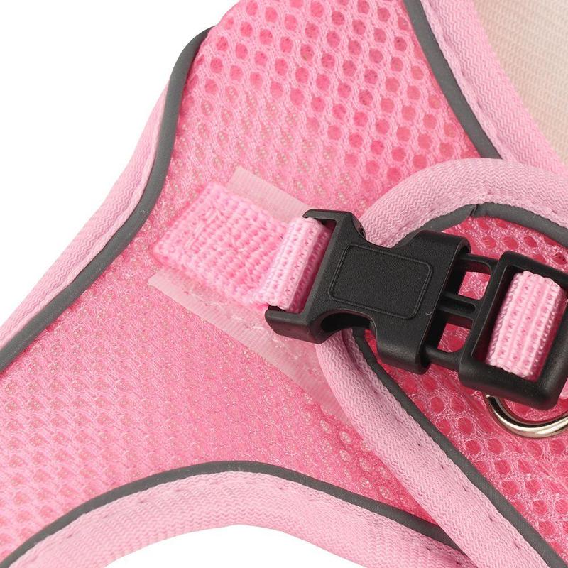 Product Introduction of DOU PET Cat Accessories Floral Pet Harness Anti Escape Meash Cat Chest Strap No Pull Reflective Puppy Harness Kitten 16