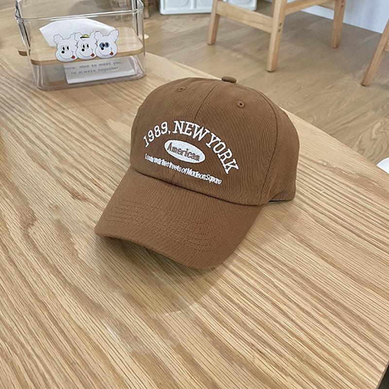 Product Introduction of Men And Woman's Baseball Caps Adjustable Casual Embroidered 1989 New York American Cotton Sun Hats Unisex Solid Color Visor Hats 25