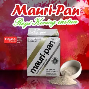 mauripan dry yeast/ragi instans 500 gram untuk mengembangkan roti dan kue secara sempurna pengembang  donat ragi  instan Baking Powder pengembang kue | Halal | Cod