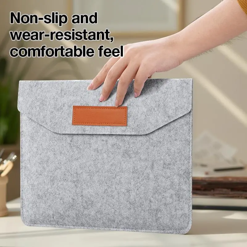 Solid Color Felt Tablet Case, Portable Tablet Storage Bag, Tablet Protective Cover for iPad, Huawei, Samsung, Xiaomi 8