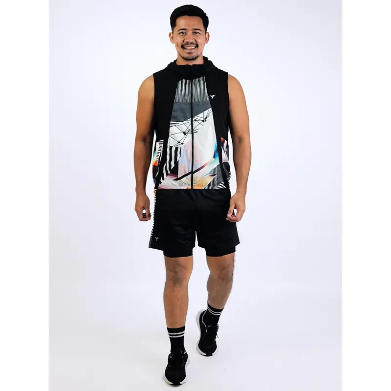 Trijee Vest  / Men / Hoodie / Jacket / DG Vest Unisex - Duochrome Glitch 6