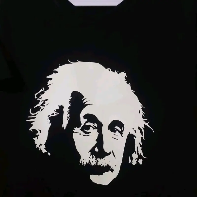 KAOS ALBERT EINSTEIN BAJU GENIUS KEREN TSHIRT ILMUWAN 1