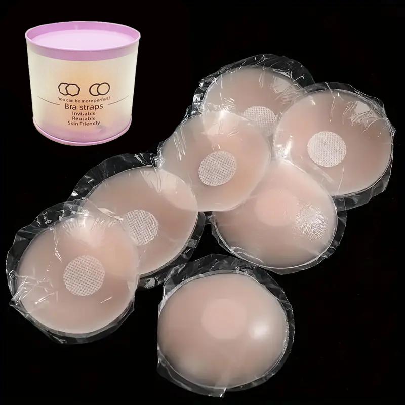 Product Introduction of 5 Pairs Silicone Nipple Cover Reusable Lift Invisible Bra Adhesive Bra Pads Sticker Nipple Cover Pads 3