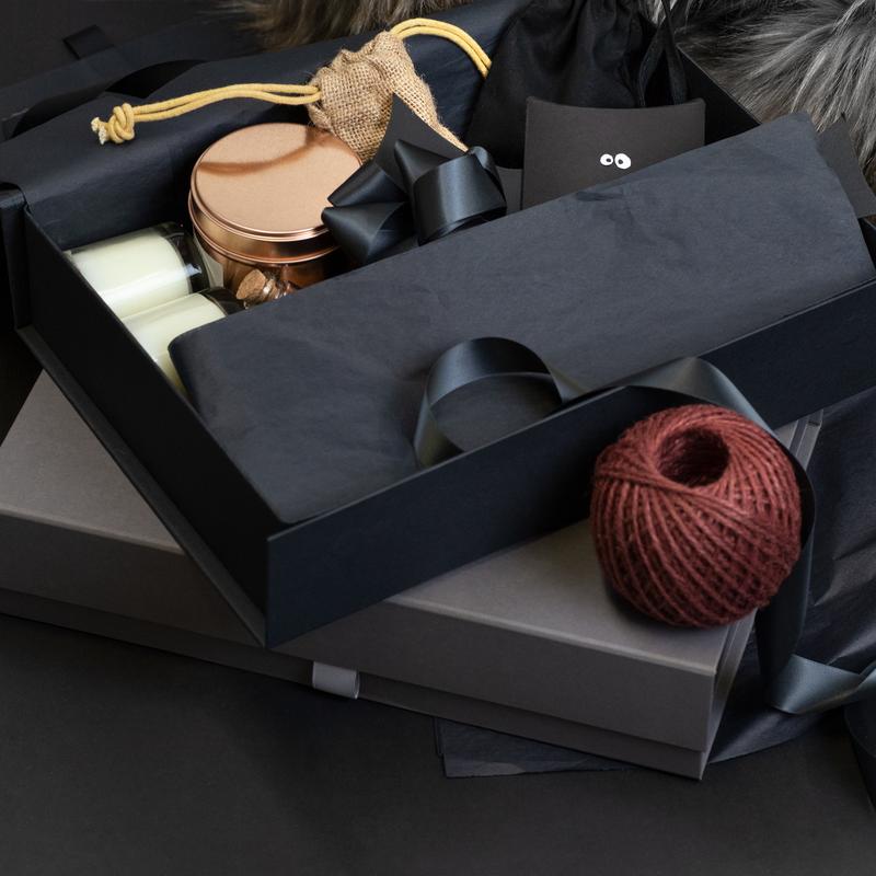 Magnetic Gift boxes A4 Size - Black | Grey | Kraft | White - 310 x 220 x 65mm 1