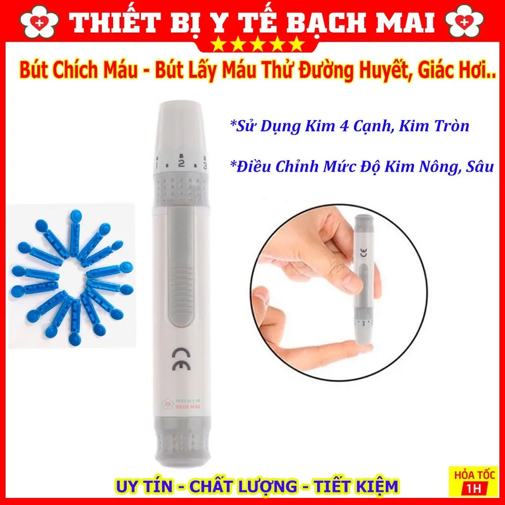 Bút Lấy Máu, Bút Chích Máu Đường Huyết