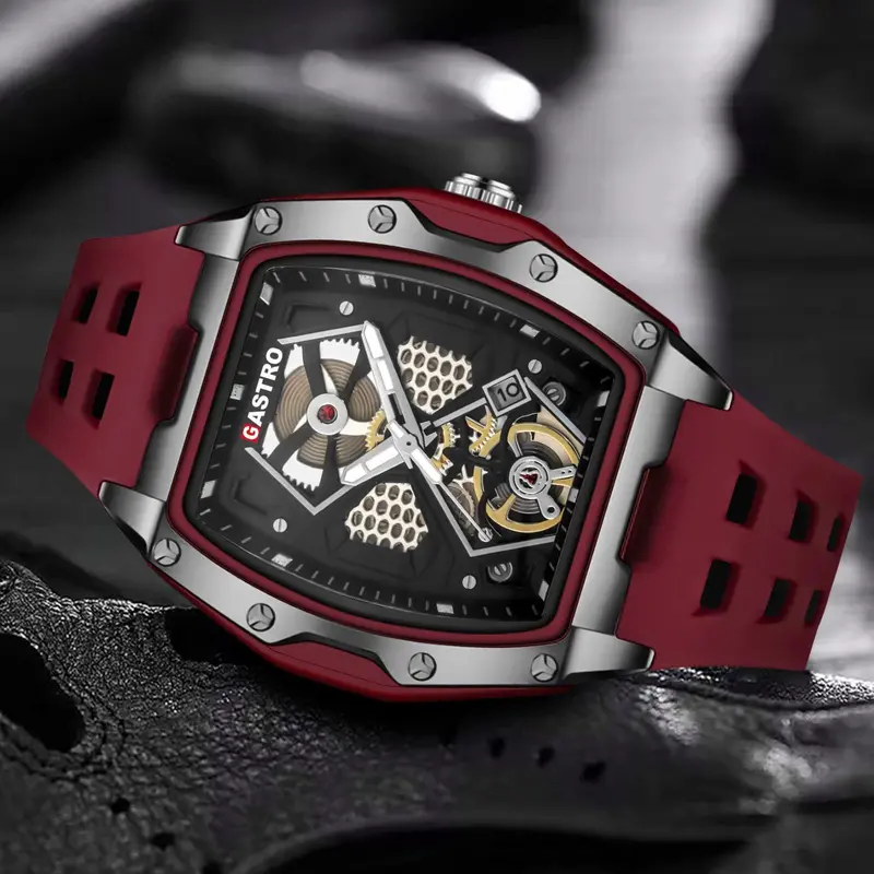 Gastro Jam Tangan Pria Sport D30 RM 4 Rubber Water Resistant 3 ATM Watches 1
