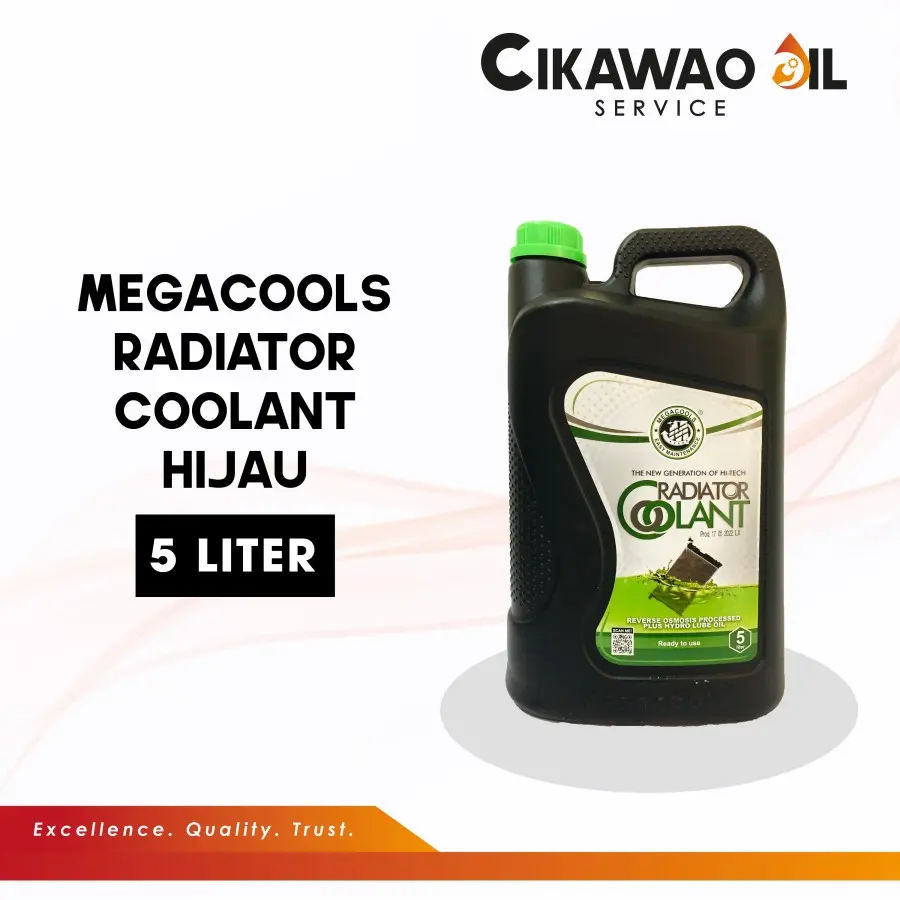 Megacools Radiator Coolant 5L (Hijau) - Shop | Tokopedia