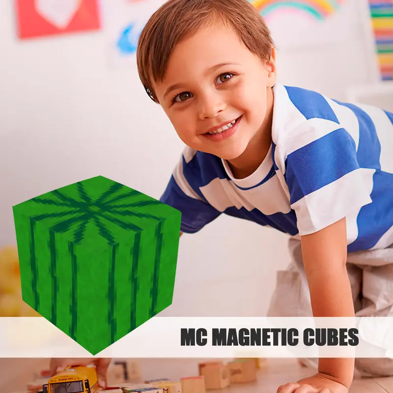 Đồ Chơi Xếp Chồng Khối Từ Tính, Montessori, Khối Xây Dựng Hình Khối Lập Phương, Khối Đồ Chơi Từ Tính Giáo Dục STEM Lắp Ráp Tự Làm, Thích Hợp Cho Bé Trai Và Bé Gái 2