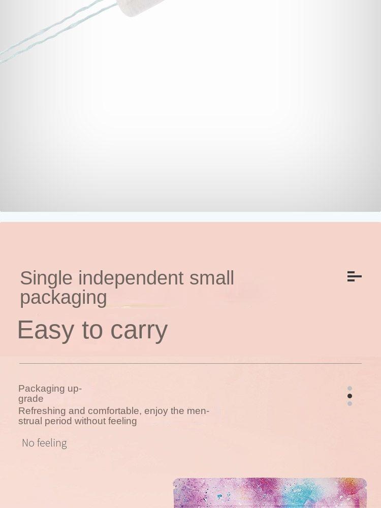 Product Introduction of Tampon Built-in Girl Sanitary Pads Internet Celebrity Imported from Germany Day and Night Use Menstrual Leak-Proof Super Flow Comfort 9