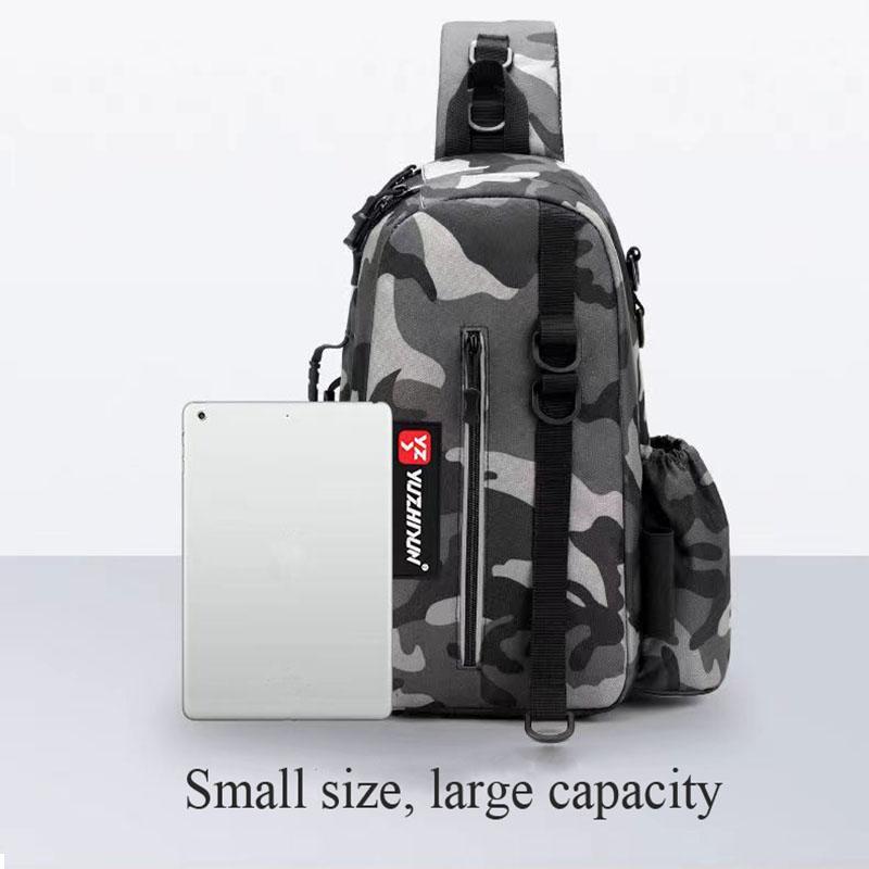 Product Introduction of Multifunctional Fishing Bag, Large Capacity Outdoor Shoulder Bag, Waterproof & Anti-scratch Fabric Fishing Bag, Fishing Accessories 3
