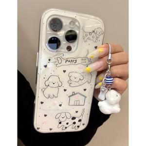 Dalmatian Dog Bracelet Compatible with Apple 16 15 Pro Max Phone Case Cartoon iPhone 14131211   XSXR Trend