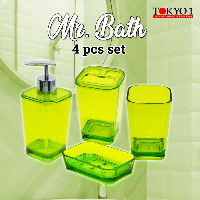 Tokyo1 Mr.Bath 4P Set isi 4 Pcs Peralatan Mandi 147594 0