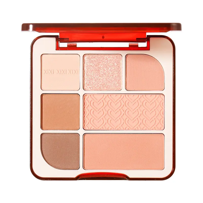 Phấn Mắt, Peripera, Punk Heart, Luo Red, Bảy Màu, Kết Cấu Bão Hòa Thấp, Thích Hợp Cho Học Sinh, Bảng Phấn Mắt Wakemake Màu Trắng, Mỹ Phẩm Cho Phụ Nữ, Bảng Phấn Mắt Trang Điểm Cho Phụ Nữ, Mỹ Phẩm