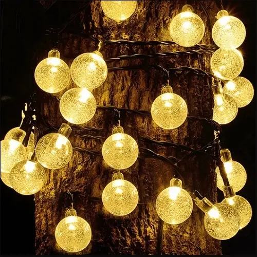 COMBO 3 CUỘN DÂY Đèn Nháy Bi Bọt cherry ball vàng ấm trang trí decor nhà cửa(TH)