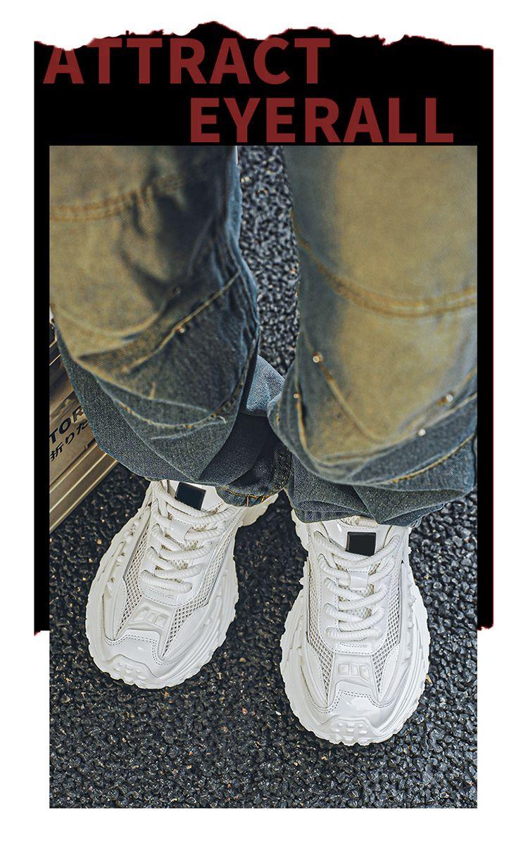 Product Introduction of Dad Shoes 2025 Autumn New Internet Celebrity Fried Street Platform Couple Paris Height Increasing Tire Sports Casual Shoes Trainers Training Runner Athletic 12