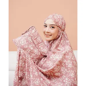 Mukena Rayon Bali Standar Hafsah Dewasa Mewah Cantik Lembut Adem Atasan Bawahan Kain Nyaman l
