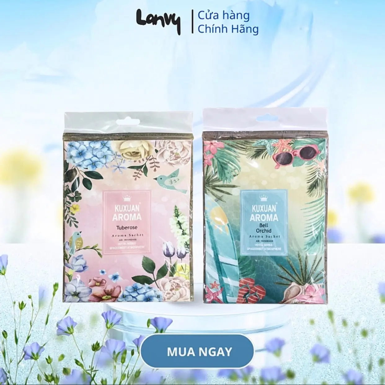[Lanvy] Túi thơm treo tủ quần áo 10g Dầu Thơm Phòng Dầu Thơm