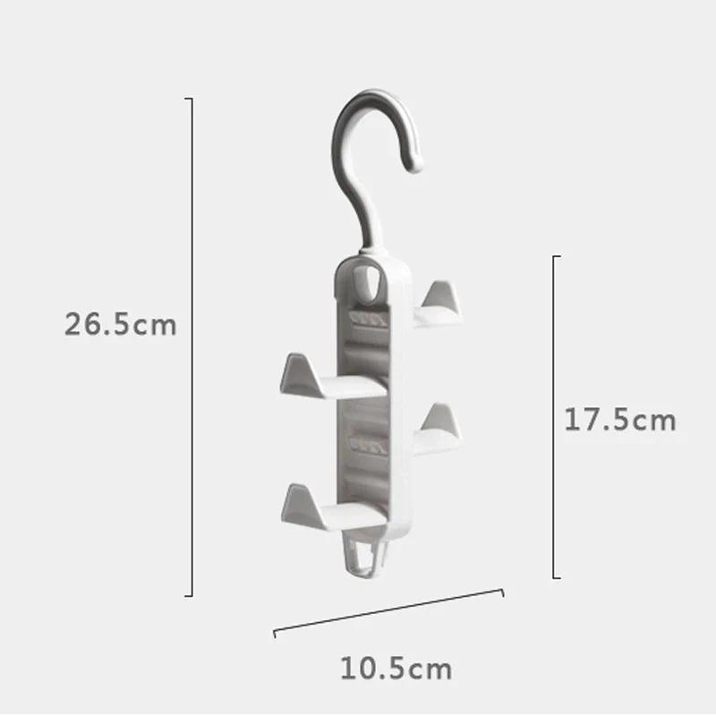 Product Introduction of Multi-layer Hanger Hook, Wardrobe Cloth, Scarf, Bag, Hat, Belt Organizer, Hanging Rack, Closet Hanger, Home Space Save, Storage 4