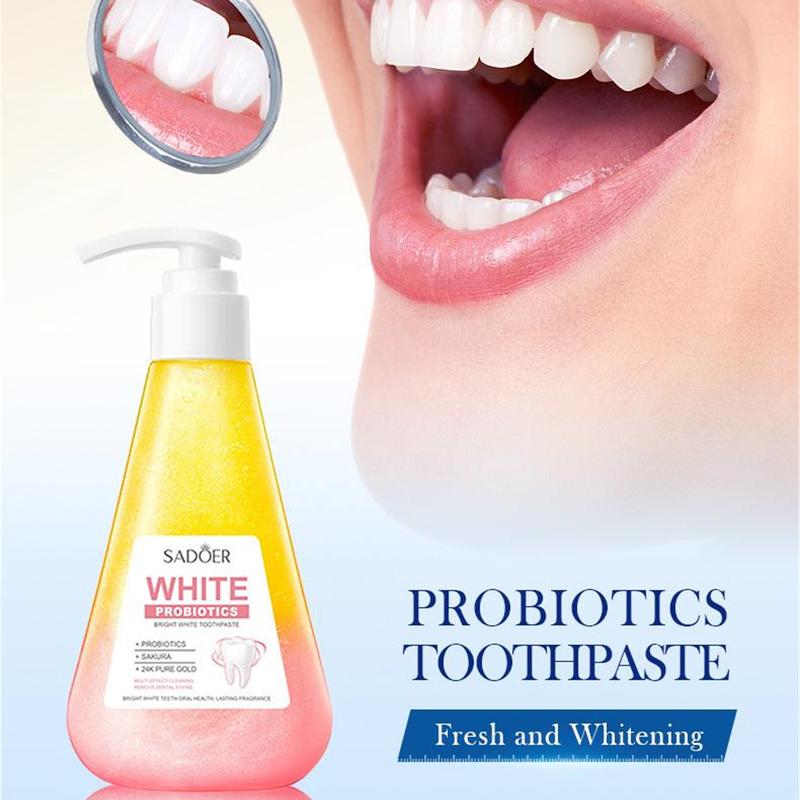 SADOER 220g Probiotic Refreshing Toothpaste 220g For Caring Teeth ...