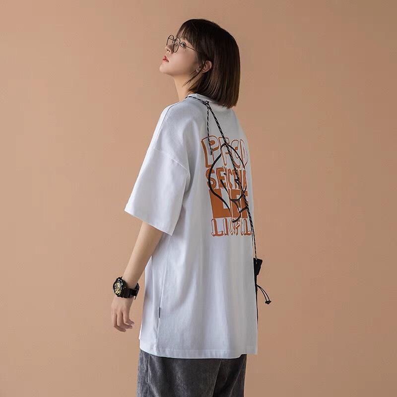 Product Introduction of LOCAL BRAND Áo thun from rộng tay lỡ [ STUDIO ] Cổ Tròn Top Nữ 53