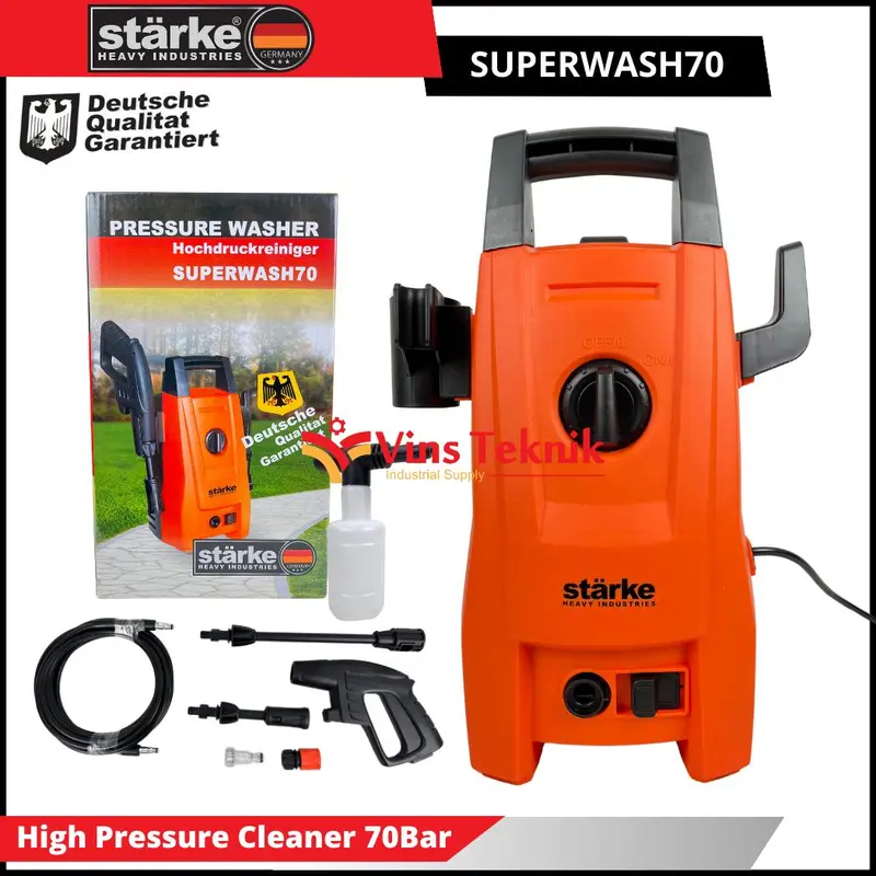 Jet Cleaner High Pressure Cleaner Cuci mobil STARKE SUPERWASH 70 5