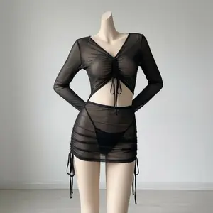 Lingerie Wanita Baju Tidur Wanita Sexy Transparant Hot Motif Polos Wanita 1357