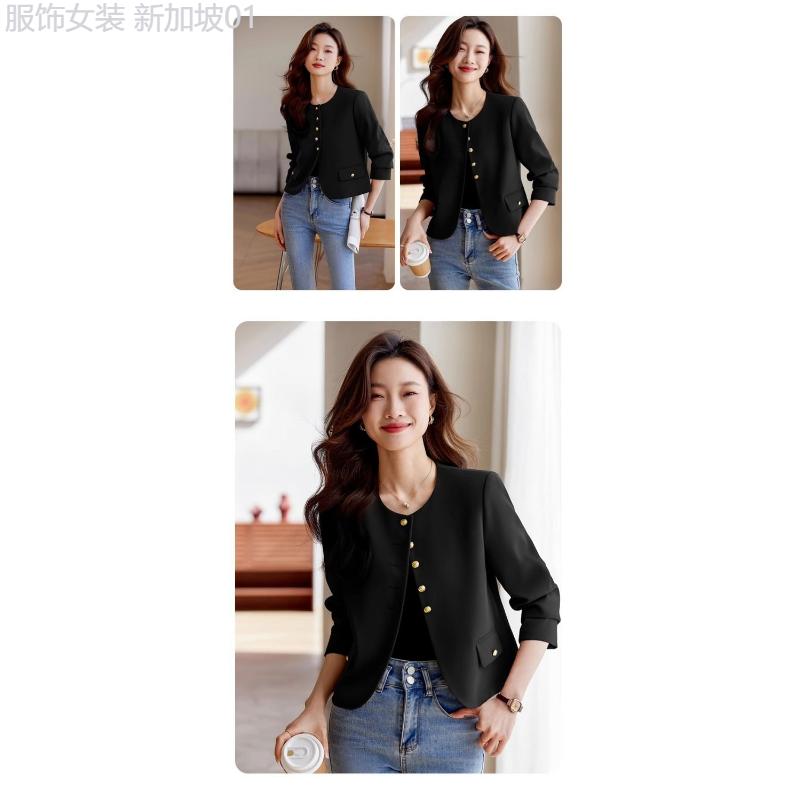 Product Introduction of Tree page  This Year's Popular Small Fragrant Style Short Coats And Shirts For Women 2024 Autumn New French Lady Temperament Suit Tops 36
