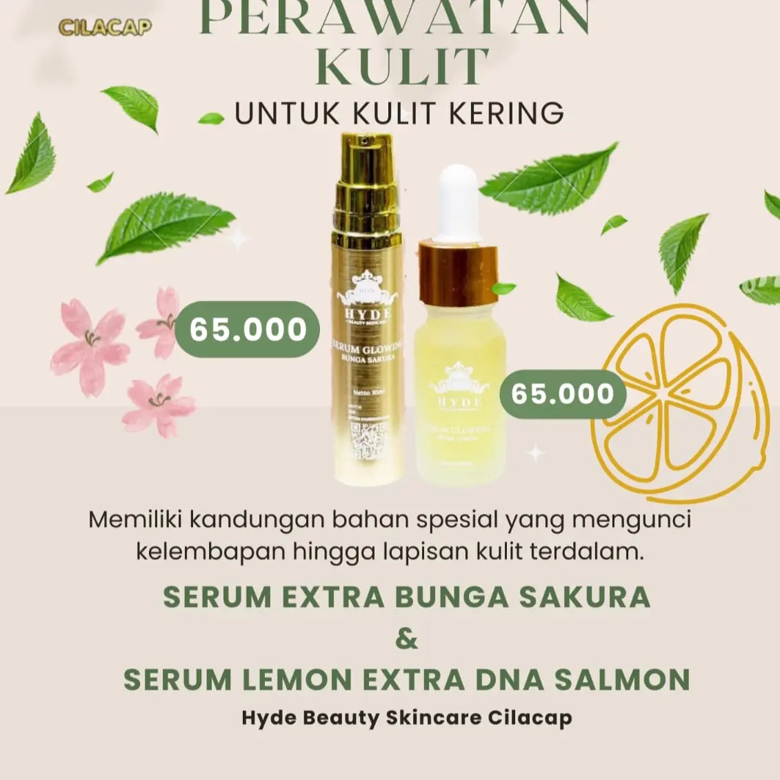 [ ECER ] SERUM EXTRA GLOWING HYDE BEAUTY SKINCARE OFFICIAL RESMI ( bisa cod )