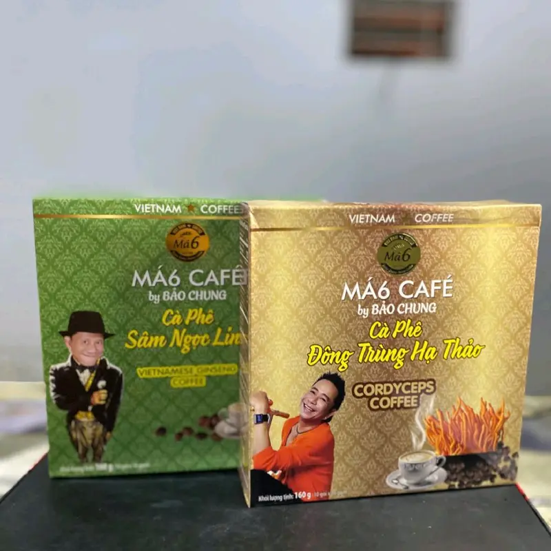 MÁ 6 BY BẢo CHUNG Cà Phê Đông Trùng Hạ Thảo Sâm Ngọc Linh ( combo 2 hộp ) 0
