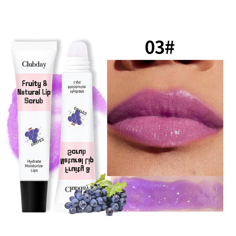 Product Introduction of Lip Makeup Fruit Flavor Lip Gloss Lipstick Moisturizing Hose Exfoliating Skin Moisturizing Lip Facial Scrub 8