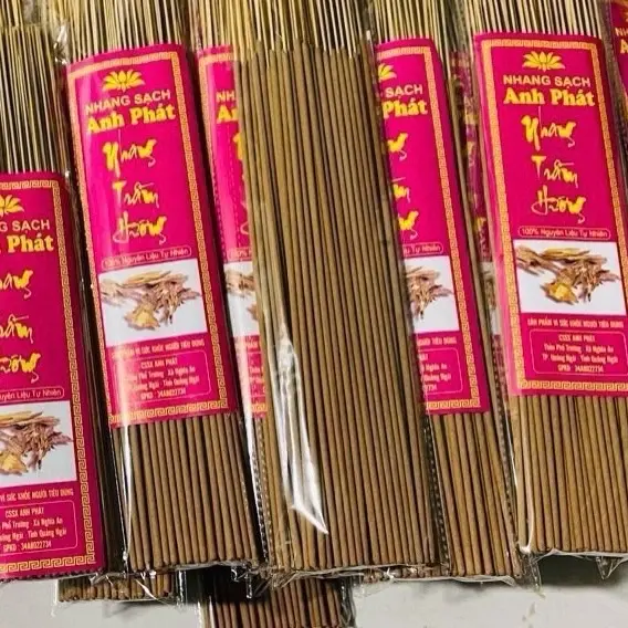 Tặng hộp nụ trầm - 1bịch/100nén nhang Trầm Hương 4tất