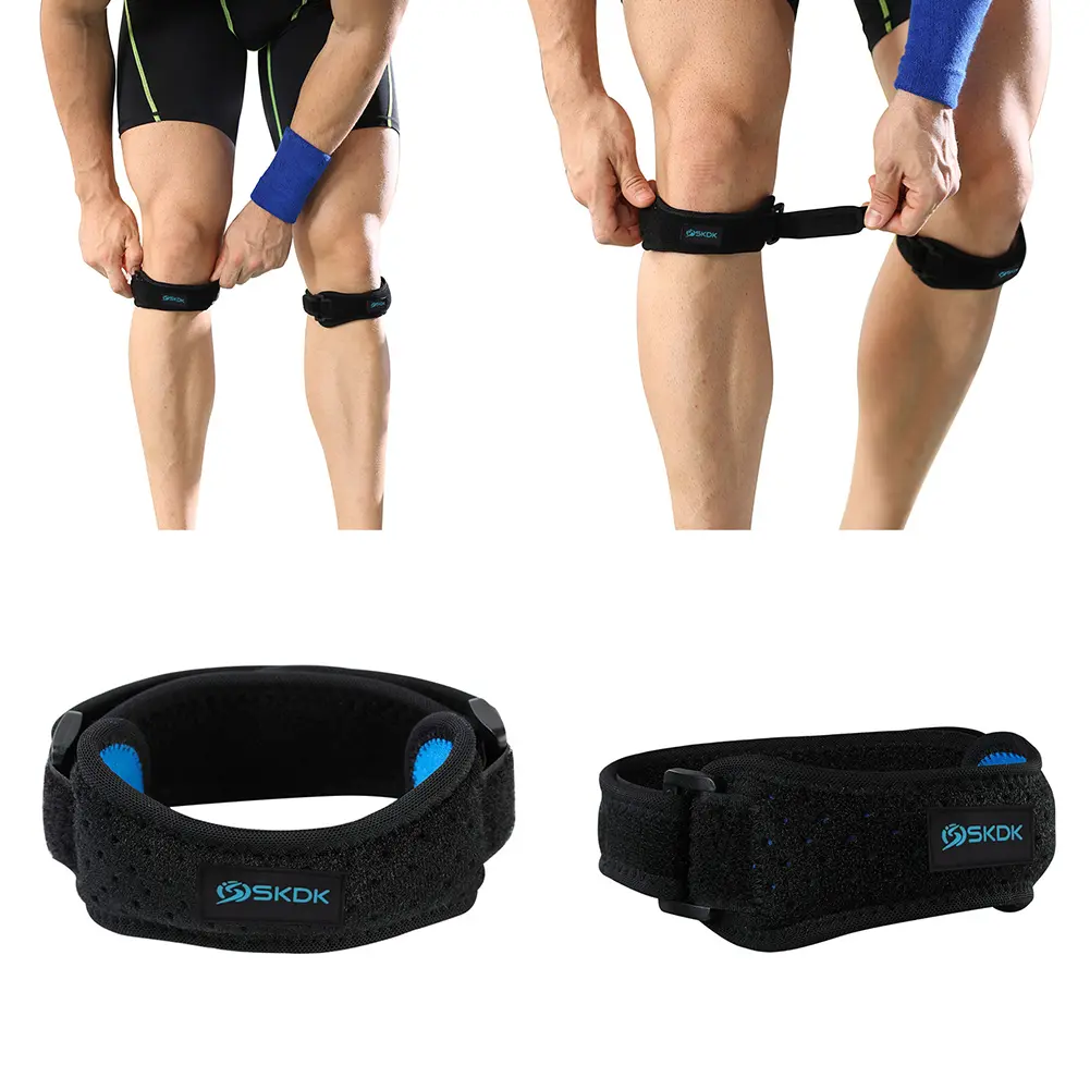 btobqin Sports Running Cycling Basketball Unisex Knee Support Brace Pad Guard Protector