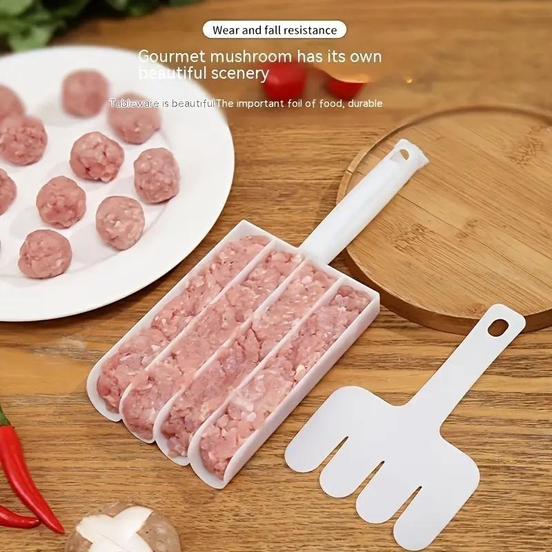 Product Introduction of Manual Meatball Maker, 2 Counts/set Non-stick Meatball Spoon, Kitchen Meatball Maker, Household Kitchen Utensils & Gadgets 3