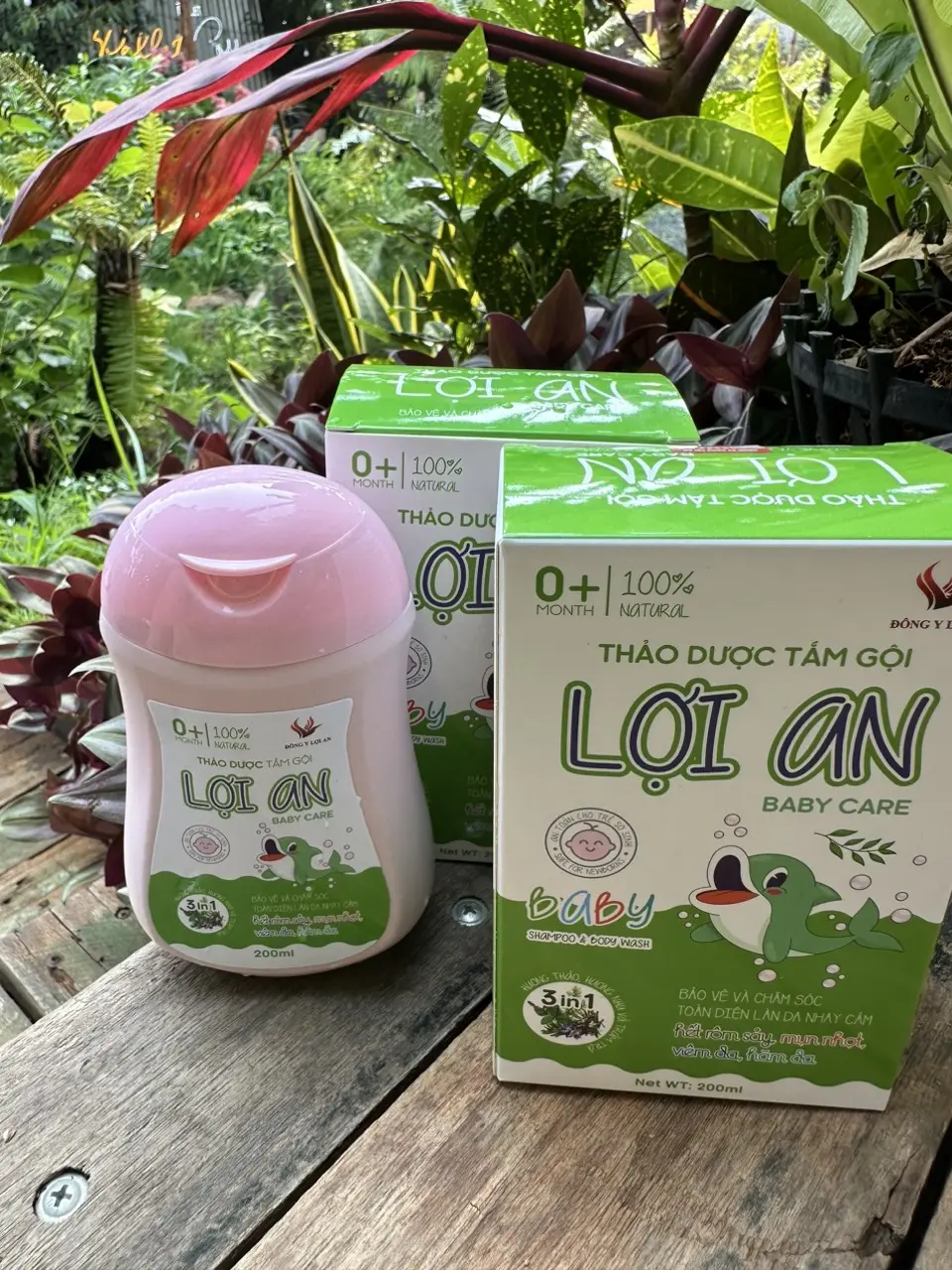 ComBo 3 Lọ Tắm Thảo Dược Thiên Nhiên Lợi An Cho Bé