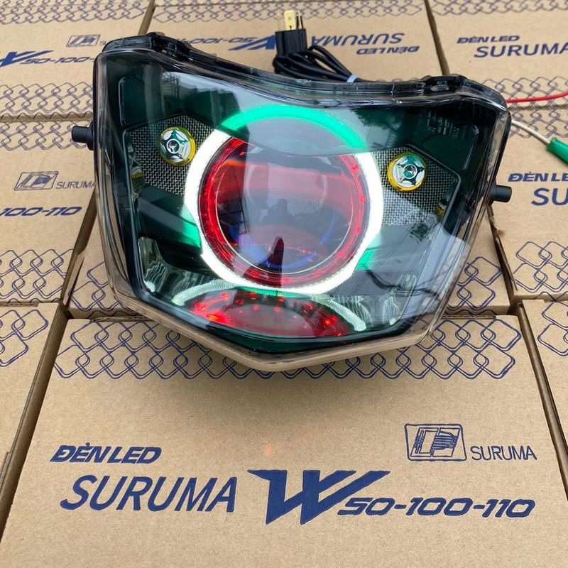 Đèn suruma lên bi cầu 3.0 F11 cho xe wave 50 100 110cc