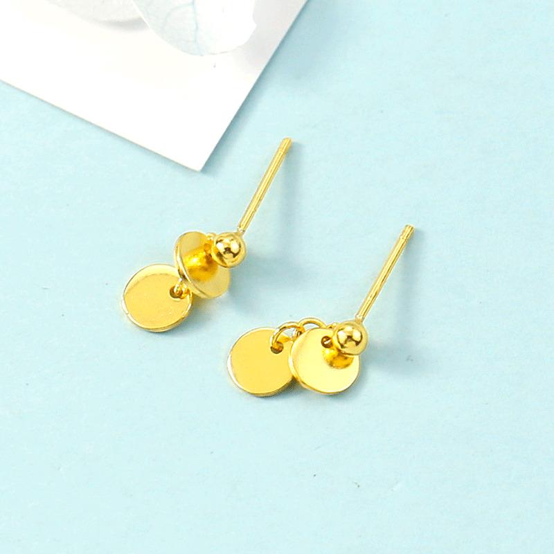 Product Introduction of Luxe & Luster Jewelry Bông Tai Đinh tán Wafer, Shinning, Đồ Trang Sức Đồng Thau, Dành Cho Phụ Nữ, Thiết Kế Độc Đáo, Cao Cấp, Tinh Tế, Thanh Lịch, Dễ Phối Đồ, Phong Cách Hàn Quốc, Đồ Trang Sức 9