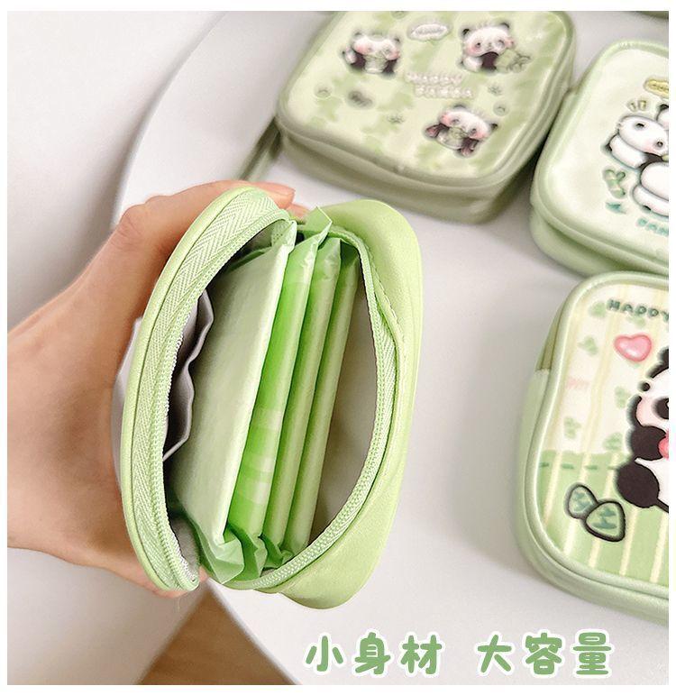 Product Introduction of Túi Đựng Đồ, Túi Đựng Tấm Bông Vệ Sinh, Thiết Kế Dễ Thương, Cầm Tay, Dung Tích Nhỏ Và Lớn, Thích Hợp Cho Học Sinh, Không Thấm Nước, Lý Tưởng Cho Tấm Bông Vệ Sinh 4