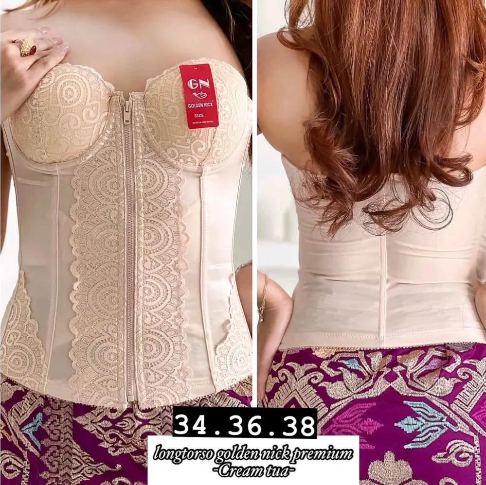 lentorso golden nick GOLDEN NICK LENTORSO GOLDEN NICK SHAPER Korset Shapewear Shaping Knickers Stagen Putih Hitam Wanita Wanita Seamless